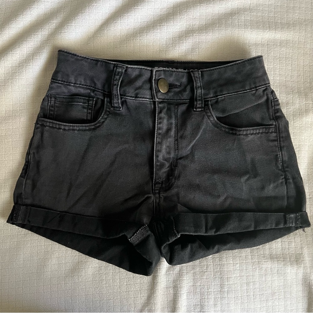 Black Stretchy Shorts